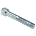 RS PRO Bright Zinc Steel Hex Socket Cap Screw, Hex, M12 x 70 mm 124-7299