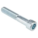 RS PRO Bright Zinc Steel Hex Socket Cap Screw, Hex Drive, Thread M12, Length 65mm 124-7298
