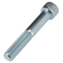 RS PRO Bright Zinc Steel Hex Socket Cap Screw Thread M12 Length 75mm Hex Drive DIN 912 124-7300