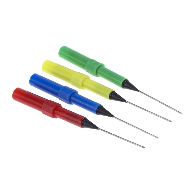 RS PRO Test Probe, 0.7 mm Tip Diameter, 30 Vrms Voltage, 10 A Current Rating, 0.7 mm Socket 124-7401