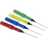 RS PRO Test Probe, 0.7 mm Tip Diameter, 30 Vrms Voltage, 10 A Current Rating, 0.7 mm Socket 124-7401
