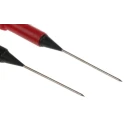 RS PRO Test Probe, 0.7 mm Tip Diameter, 30 Vrms Voltage, 10 A Current Capacity, Spring Steel Tip, Model 124-7402