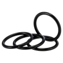 RS PRO Nitrile Rubber (NBR) O-Ring 14.1 mm ID, 17.3 mm OD, Shore 70 Hardness 128-855