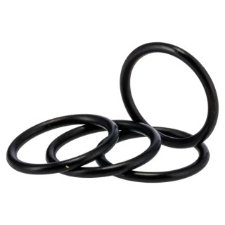 RS PRO Nitrile Rubber (NBR) O-Ring 14.1 mm ID, 17.3 mm OD, Shore 70 Hardness 128-855