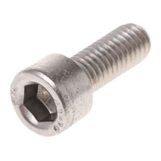 RS PRO Plain Stainless Steel Hex Socket Cap Screw, Hex Drive, Thread M10, Length 75mm, Grade A2, DIN 912 124-7364