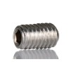 RS PRO Stainless Steel M6 x 10 mm Plain Cup Grub Screw DIN 7991 DIN 916 124-7394