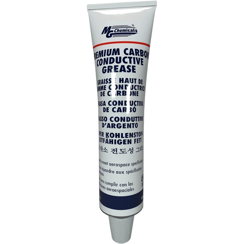 MG Chemicals Carbon Conductive Silicone Grease 85 ml Tube, Paste, Temperature Range -68°C to 165°C 8481-1