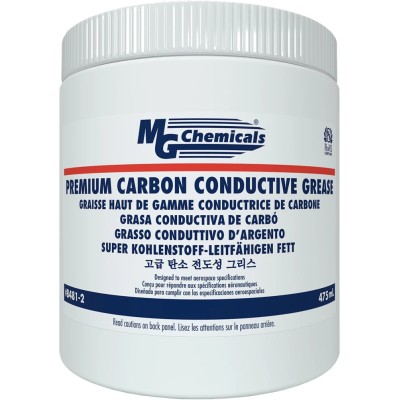 MG Chemicals Carbon Conductive Silicone Grease 454 ml Tub 8481-2