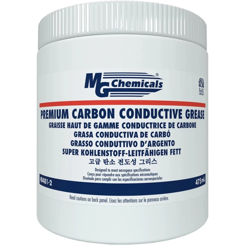 MG Chemicals Carbon Conductive Silicone Grease 454 ml Tub 8481-2