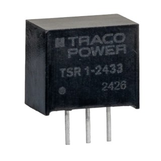 TRACOPOWER Switching Regulator Through Hole 3.3V DC 1A Output Current 3.3W Power TSR 1-2433