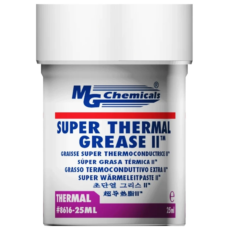 MG Chemicals Boron Nitride Zinc Oxide Aluminium Oxide Thermal Grease 1.8 W/mK Tube 25ml 8616-25ml