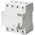 Siemens 5SV3 Series Residual Current Circuit Breaker, 40A, 4-Pole, 30 mA, Type A, 0.8 kA Breaking Capacity, 400V AC 5SV3344-6