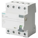 Siemens 5SV3 Series Residual Current Circuit Breaker, 40A, 4-Pole, 30 mA, Type A, 0.8 kA Breaking Capacity, 400V AC 5SV3344-6