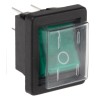 Arcolectric (Bulgin) Ltd Illuminated DPST On-Off Rocker Switch Panel 16A 250V AC C1353ALGNC