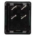 Arcolectric (Bulgin) Ltd Illuminated DPST On-Off Rocker Switch Panel 16A 250V AC C1353ALGNC