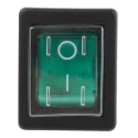 Arcolectric (Bulgin) Ltd Illuminated DPST On-Off Rocker Switch Panel 16A 250V AC C1353ALGNC