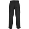 RS PRO Men's Black Work Trouser 34 in Waist 31in Leg 6 Pockets UV Resistant Polyester Cotton 124-8219