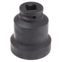 SKF 3/4 in Drive 70 mm Locking Socket Square Drive Alloy Steel Black Oxide Finish Overall Length 63mm TMFS 10