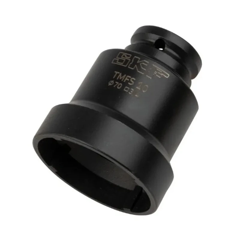 SKF 3/4 in Drive 70 mm Locking Socket Square Drive Alloy Steel Black Oxide Finish Overall Length 63mm TMFS 10