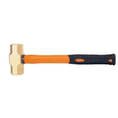 Bahco Aluminium Bronze Head Non-Sparking Sledge Hammer with Fibreglass Handle, 4.5 kg, 836 mm Overall Length NS502-4500-FB