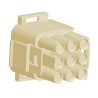 TE Connectivity Universal MATE-N-LOK Male Connector Housing 6.35 mm Pitch 9 Way 3 Row Straight 1-1863003-2