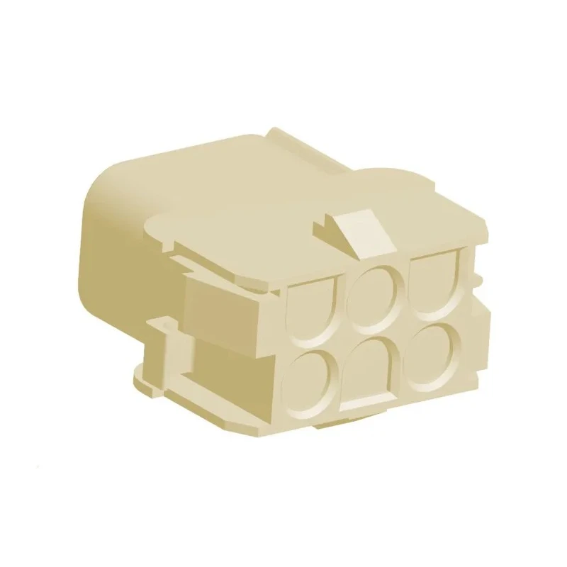 TE Connectivity Universal MATE-N-LOK Female Connector Housing, 6.35 mm Pitch, 6 Way, 2 Row Straight 2178773-1