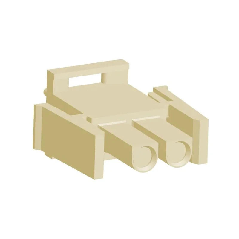 TE Connectivity Universal MATE-N-LOK Male Connector Housing 6.35 mm Pitch 2 Way 1 Row Straight 1-1703061-2