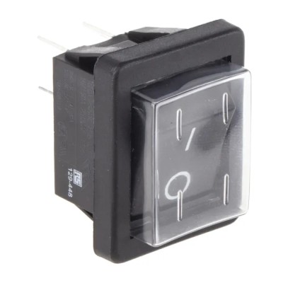 Arcolectric (Bulgin) Ltd DPST On-Off On-Off Rocker Switch Panel Aluminium Housing 16A 250V AC IP67 IP54 C1350ALGAC