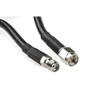 Siretta ASMA Series 10 m RF 50 Ω Low Smoke Zero Halogen Terminated Coaxial Cable LLC200A