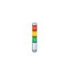 Patlite MPS Series Signal Tower No Sounder Component 3 Lights 24V AC/DC Direct MPS-302-RYG+FB146