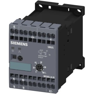 Siemens 3RP20 Series DIN Rail Timer Relay, 1-Contact, 24 V dc/ac, Time Range 0.05 s to 100 h, ON Delay, SPDT 3RP2025-2AP30