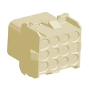 TE Connectivity Universal MATE-N-LOK Female Connector Housing 6.35 mm Pitch 12 Way 3 Row Straight 1-1863006-2