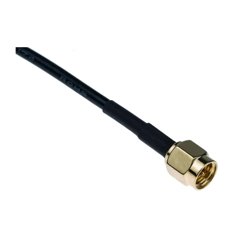 Siretta Stubby Multi-Band Antenna with SMA Connector, Magnetic Mount, 410 MHz to 5990 MHz, 2.5m Lead MIKE1A/2.5M/SMAM/S/S/20