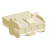 TE Connectivity Universal MATE-N-LOK Female Connector Housing 6.35 mm Pitch 4 Way 1 Row Straight 926305-7