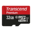Transcend 32 GB MicroSDHC microSD Memory Card Class 10 UHS‑I U1 400x TS32GUSDU1