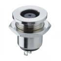Lumberg 1614 Straight DC Socket 10A 24V Snap-in, Length 16.5 mm, Nickel Plated 1614 21