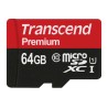 Transcend 64 GB MicroSDXC Memory Card UHS I U1 Class 10 TS64GUSDU1