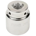 Bahco 3/4 in Drive 36 mm 6 Point Square Socket Polished Alloy Steel 63mm Overall Length TAH24B-36