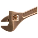 Bahco Adjustable Wrench 18 mm Jaw Capacity, 150mm Overall Length, Metal Handle, Non-Sparking NSB001-150