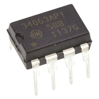 onsemi 5-Channel Buck, Boost, Buck Boost Regulator 1.5A 40V 100kHz PDIP 8-Pin MC34063AP1G