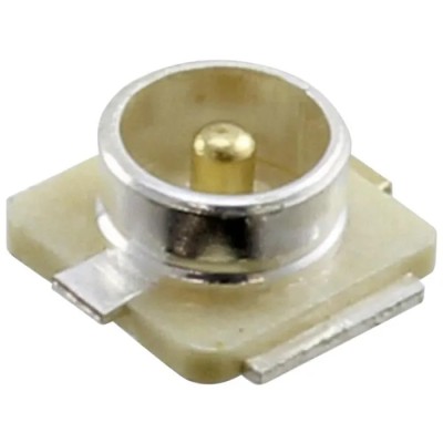 Radiall MML Series Coaxial Connector PCB Female UHF 50 Ω Straight Body Solder R302302000