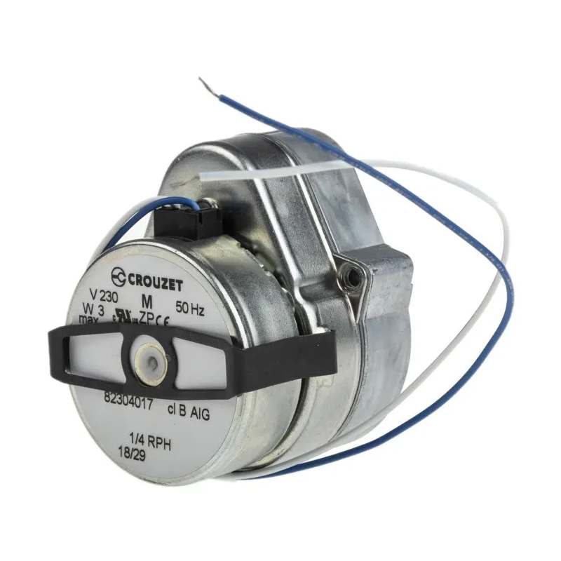 Crouzet AC Geared Motor 0.2W, 1 Phase, 24V/240V Supply, 600rpm Output Speed, 47mm Shaft Diameter, Steel Material 82304017