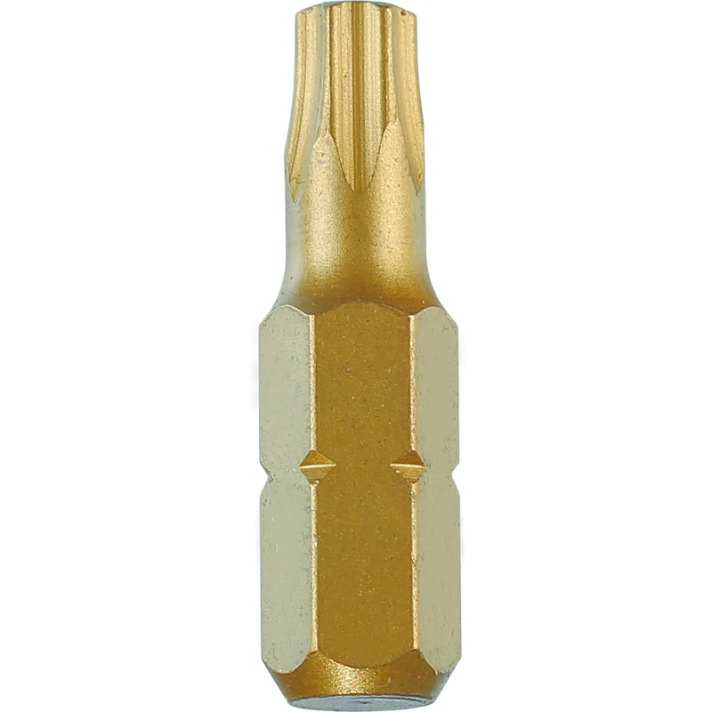 RS PRO Screwdriver Bit, 1/4 in Hex Drive, T15 Size, 25 mm Overall Length, 10-Piece Set 125-0362