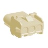 TE Connectivity Universal MATE-N-LOK Female Connector Housing 6.35 mm Pitch 3 Way 1 Row Straight 2178474-2