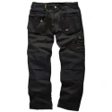 Scruffs Worker Plus Men's Black Work Trouser 30 in Waist 32 in Leg T51793