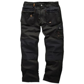 Scruffs Worker Plus Men’s Work Trouser Black 36 in Waist 32 in Leg T51796