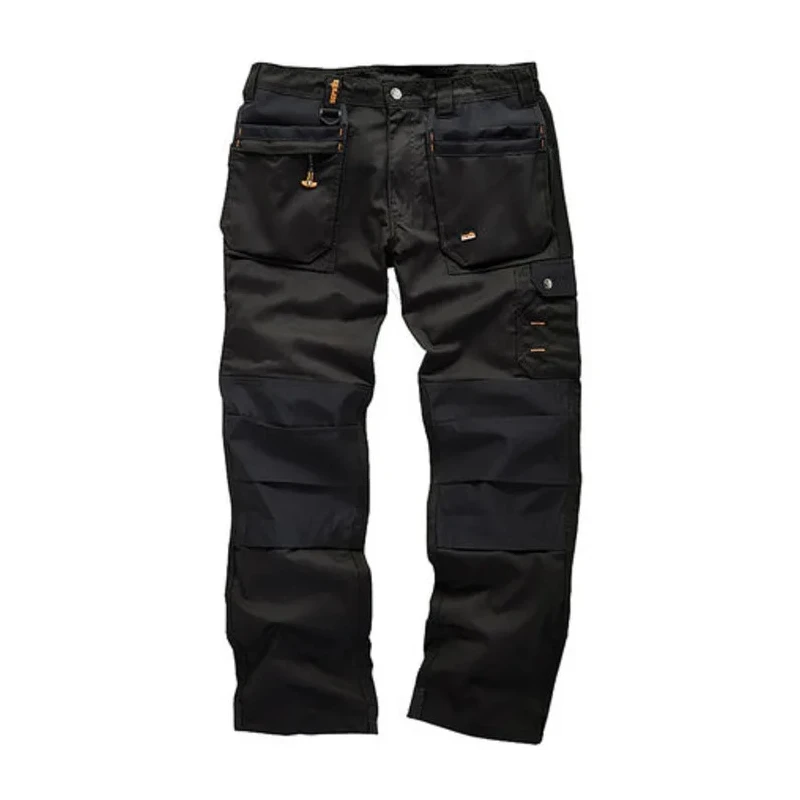 Scruffs Worker Plus Men's Work Trouser Black 34 in Waist 32in Leg T51795