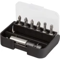 RS PRO Hex, Phillips, Pozidriv, Torx Screwdriver Bit Set 7 Pieces, Stainless Steel, 1/4 in Drive, 25mm Length 125-0436
