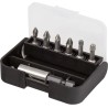 RS PRO Hex, Phillips, Pozidriv, Torx Screwdriver Bit Set 7 Pieces, Stainless Steel, 1/4 in Drive, 25mm Length 125-0436