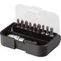RS PRO Phillips, Pozidriv, Torx Screwdriver Bit Set, 10 Pieces, Stainless Steel, 25mm Length, 1/4 in Drive 125-0437